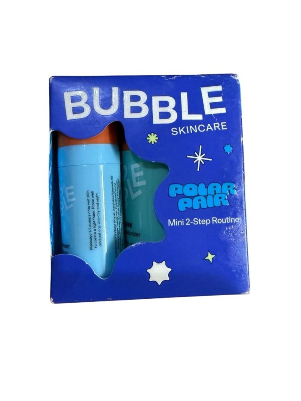 BUBBLE Gel Cleanser and motorize  mini size